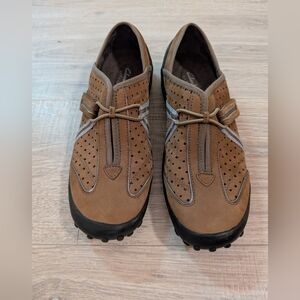 Clarks Privo Tequini Women's Slip-on Brown Leather Size 7